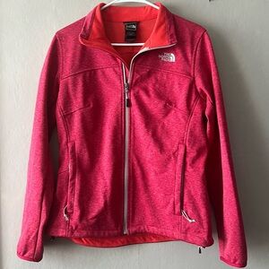 The North Face Pink Coral Full Zip Jacket Size Medium